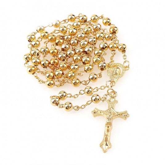 Ruženec zlatý korálkový