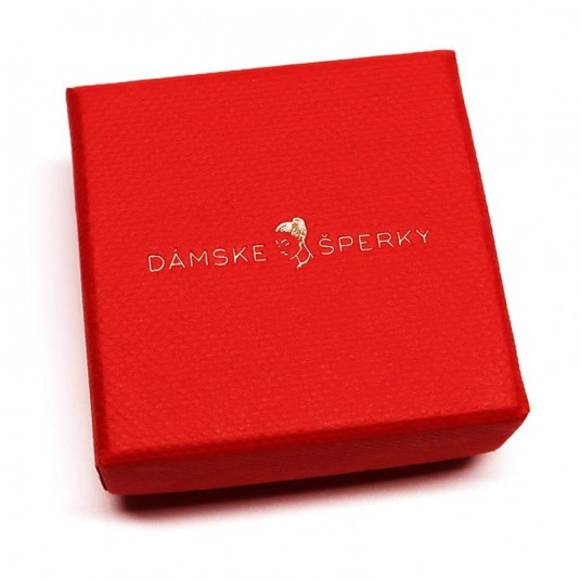 Červená darčeková krabička na náramky