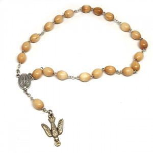 Ruženec drevený k duchu svätému bledohnedý