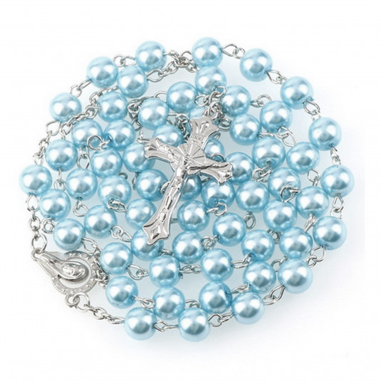 Ruženec modrý perlový
