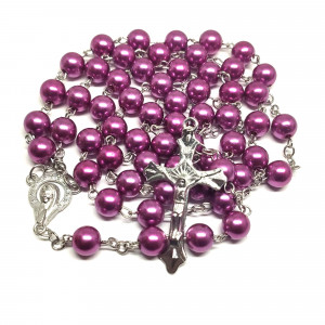 Náramok-ruženec zelené korálky